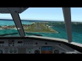 Princess Juliana runway 24 landing Saab 340