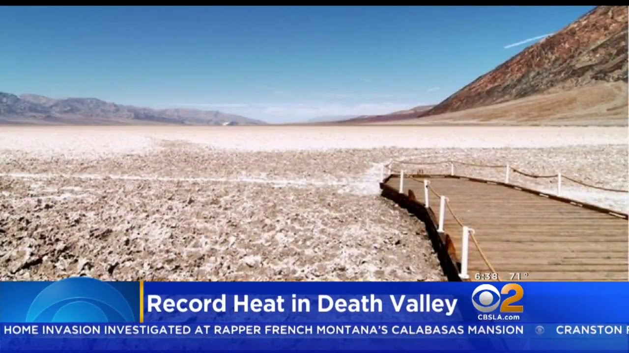 Record heat in Death Valley - YouTube