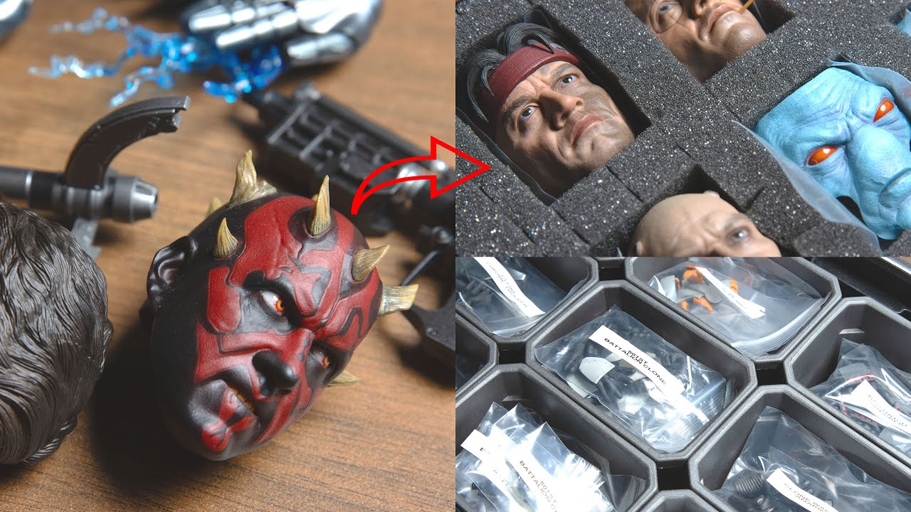 Hot Toys All-In-One Accessory/Portrait Storage & More - YouTube