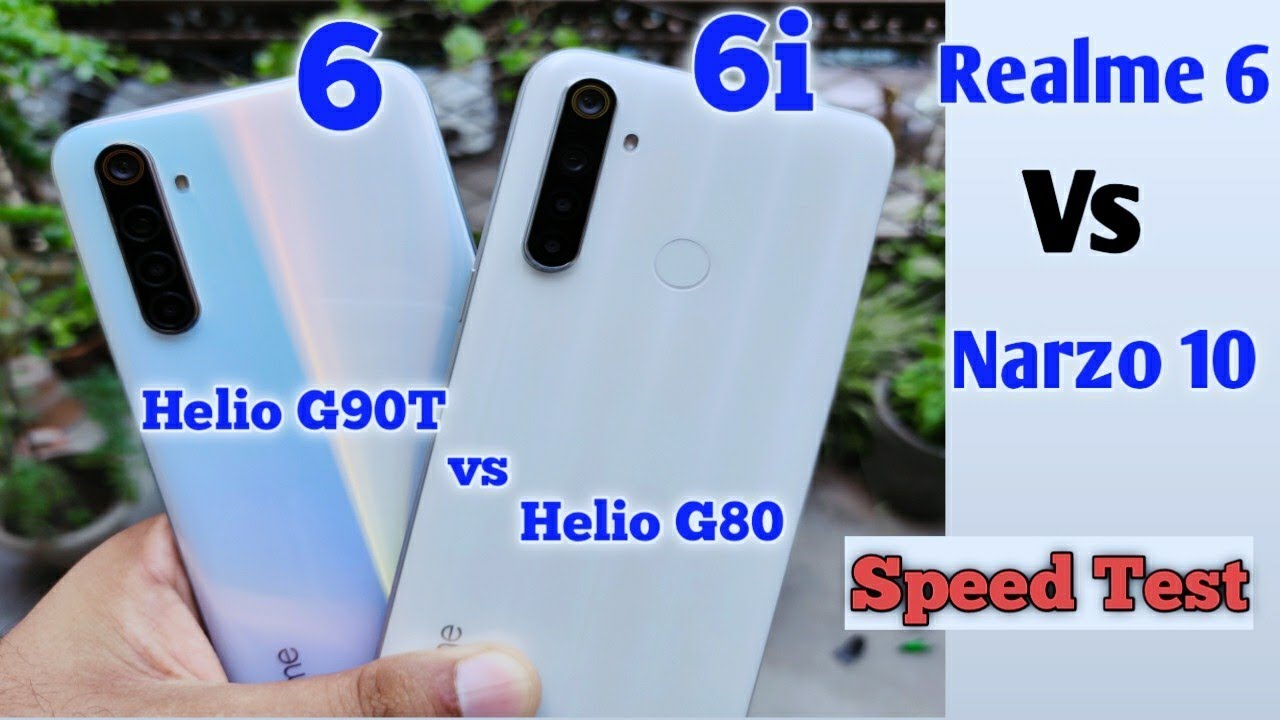 Realme 6 vs Realme Narzo 10: Speed Test | Comparison | Boot Test | Network | Antutu Benchmark!