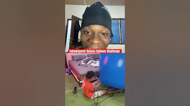 Ishowspeed Human Balloon Challenge #ishowspeed #funny #balloon #mrload #shorts