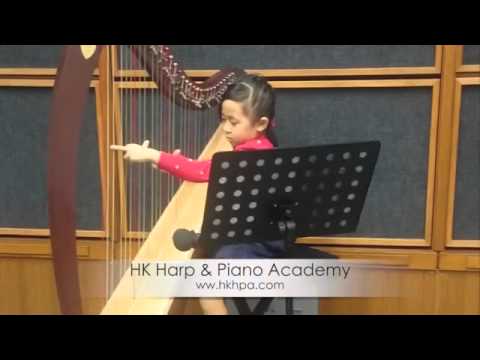 HK Harp & Piano Academy - Student's harp performance at RTHK 5