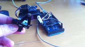 Embedded systems project, stabilization (Arduino, 10DOF sensors, digital servos, camera mount)