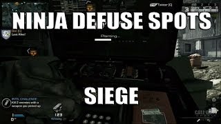 Siege Ninja Defuse Spots | Call of Duty Ghosts Guide
