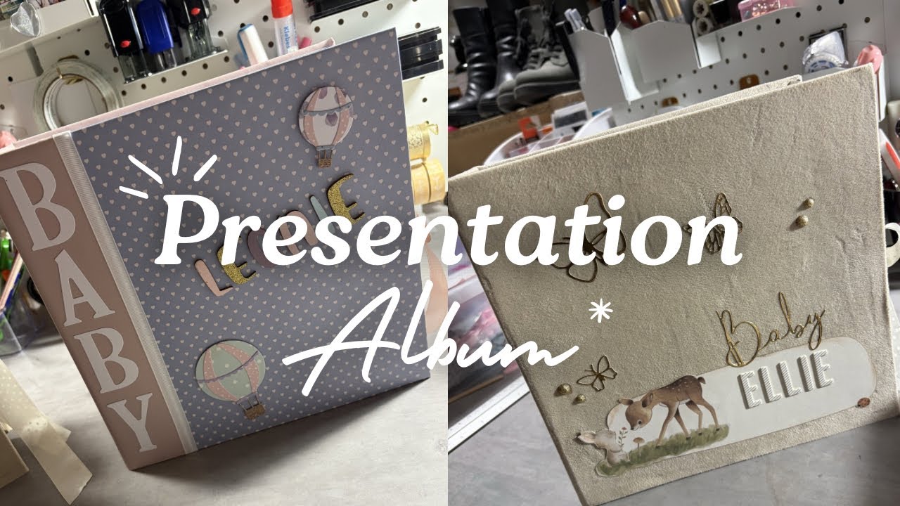 Présentation de 2 album photos naissance ! #scrapbooking #album 
