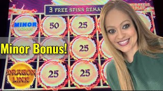 Dragon Link Minor Bonus Win & LIVE PLAY!