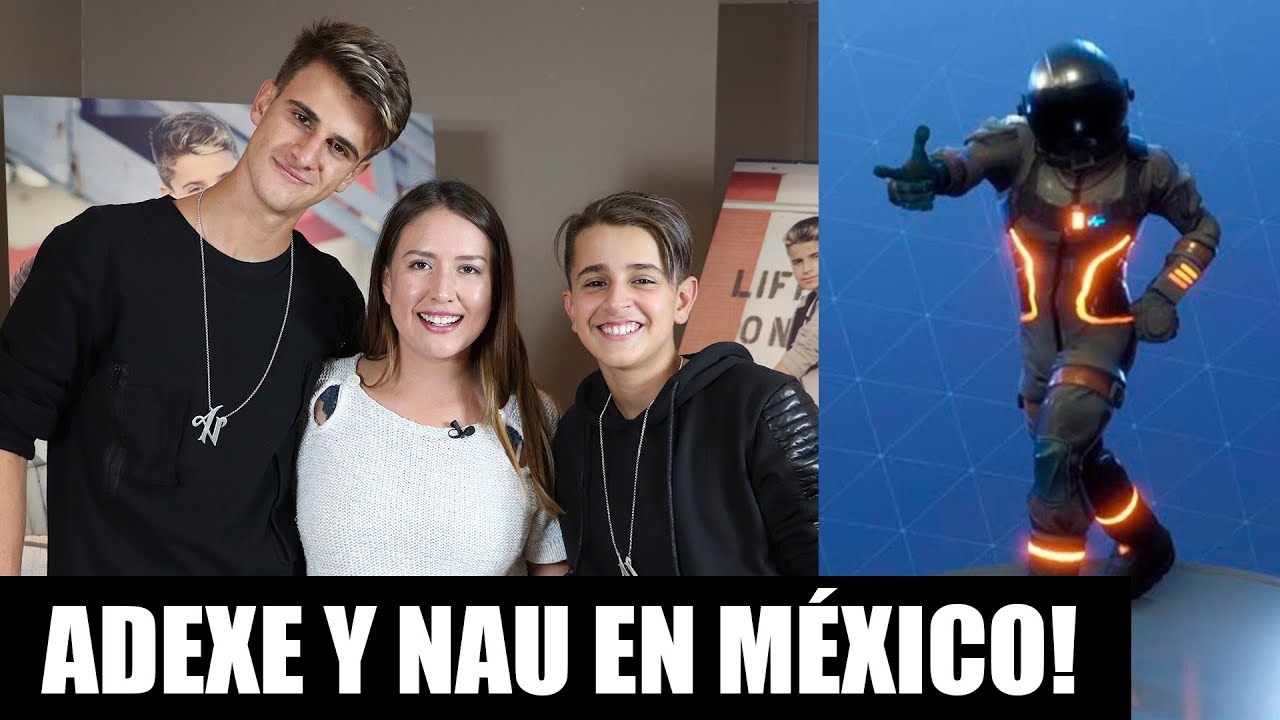 Adexe y Nau bailando Fortnite + les cantan a sus futuras novias / EsMiHit