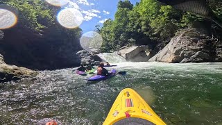 Kayaking ASMR - Sermenza low water lower section