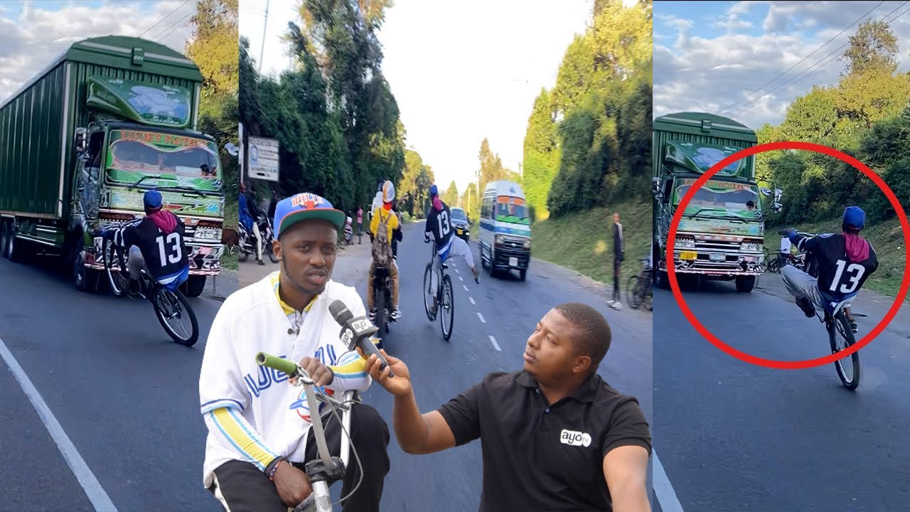 ANGALIA MKALI WA BAISKELI ARUSHA ANAYETREND ALIVYOKOSWA KUGONGWA NA FUSO, 