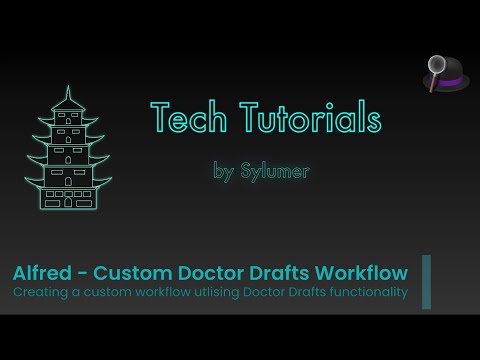 [220012] Alfred - Custom Doctor Drafts Workflow
