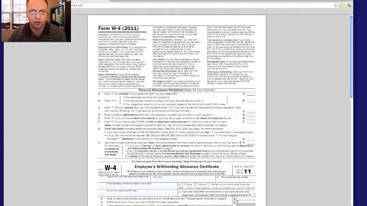 w4 form for 2012 2013 youtube form w4 spanish 2016