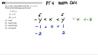 Coach Fred's SAT Prep ~ Practice Test 4 Math Calc #26