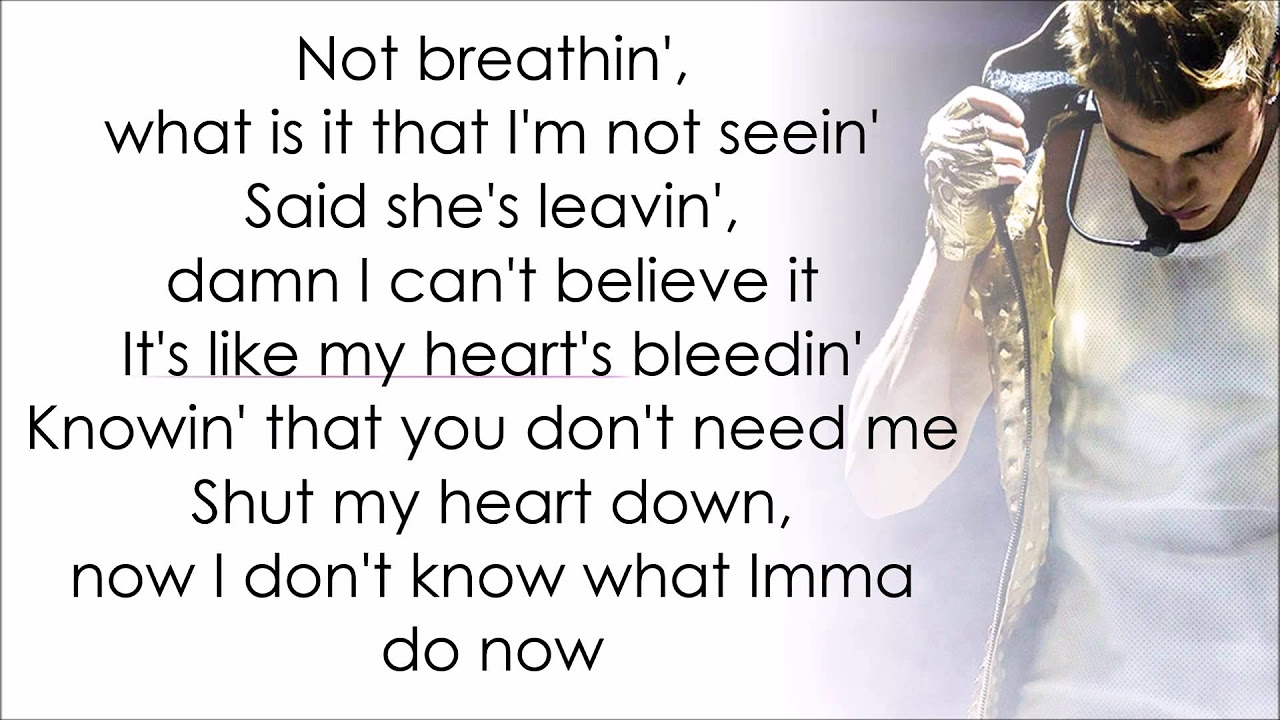 Justin Bieber   Flatline with Lyrics