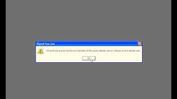 How to Process Payroll Year-end and TD1 Revision in Sage BusinessVision