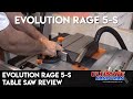 Evolution Rage 5-S table saw review