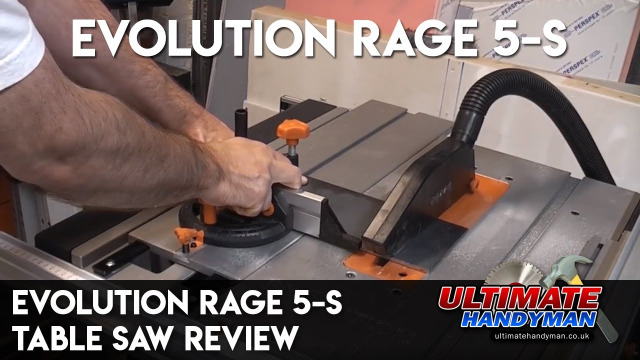 Evolution RAGE5-S 255mm Multipurpose Table Saw With TCT Multi