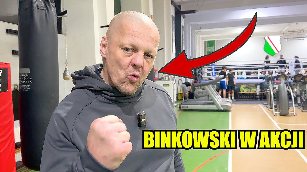 ARTUR BINKOWSKI TRENING PRZED WALKĄ W FAME Z TOMASZEM MAJEWSKIM ORZEŁ BIAŁY W AKCJI