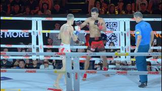 Absolute WAR Muay Thai Championship fight! Dam Parunchai vs Chadd Collins