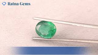 Product Video for: Zambian Emerald (Panna) 3.35 Carat (3.68 Ratti)