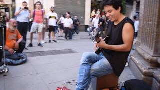 Eye of the Tiger - Amazing guitar performance in Buenos Aires streets  - Cover by Damian Salazar