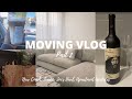 MOVING VLOG #2| I GOT A COUCH! | BUILDING MY DESK| APARTMENT UPDATES| TRADER JOES HAUL