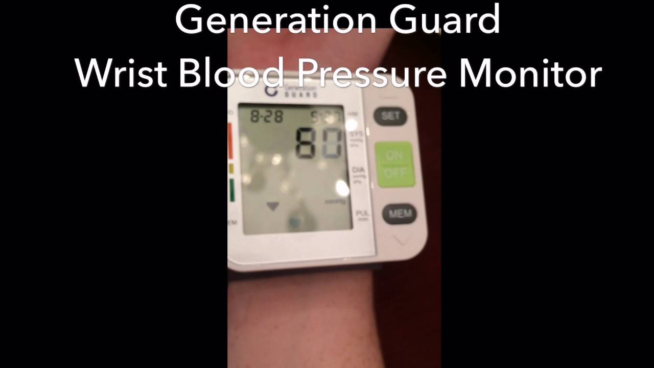 Generation Guard Wrist Blood Pressure Monitor - YouTube