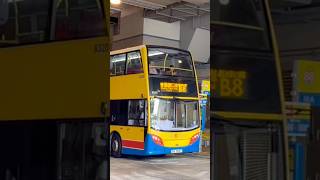 [少見?] CTB城巴舊頭樣板車 8320 (SH3957) 行走路線B8 離開大圍站 #bus #ctb #enviro500 #hk #8320 #b8 #citybus #sh3957 ￼￼￼