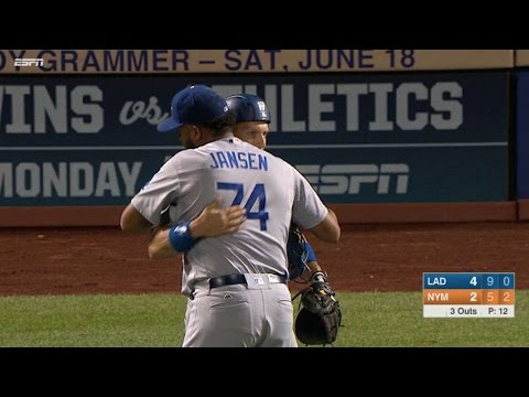 LAD NYM Jansen Retires Lagares To Close Out The Win