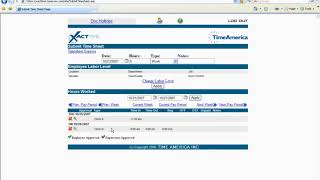 2: XT Employee Submit Timesheets