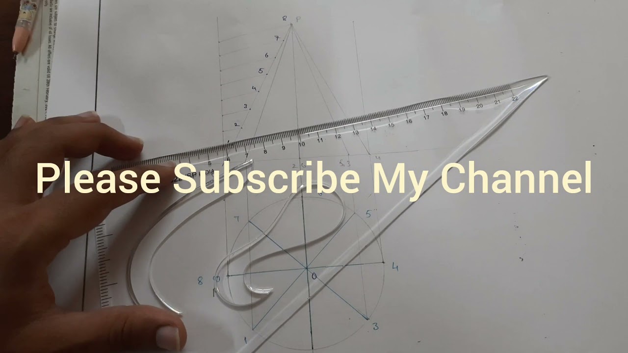 Construction Of Conical Helix Engineering Drawing for Diploma and Engineering students