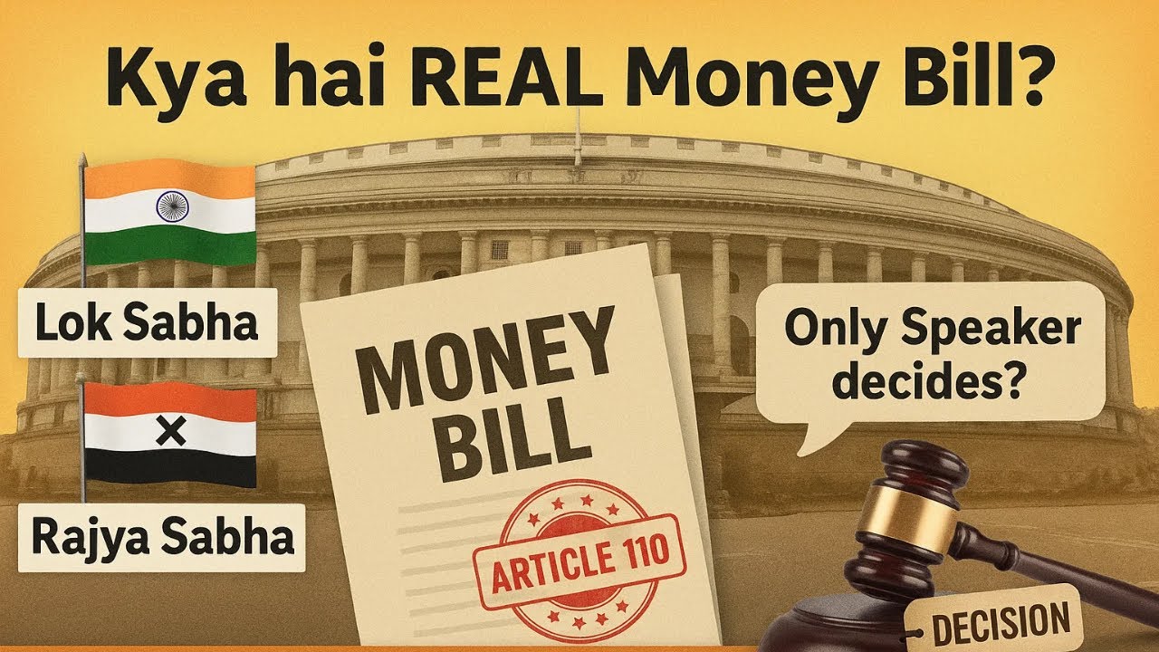 Article 110 | What is a Money Bill? | Constitutional Powers of Lok Sabha Explained