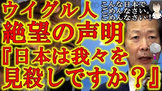 【ウイグル人絶望の声明『日本は中国共産党のジェノサイドに加担するのですね？』】こんな日本でごめんなさい。『人権弾圧はダメ！』こんな当たり前の声明すら出せない日本でごめんなさい。公明党と親中議員はウイグ