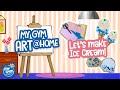 【My Gym ART @Home】Ice Cream Papercutting Art/ 切り絵アイスクリーム image