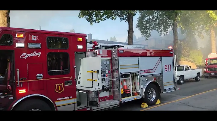 Sept 24, 2022 Fire at 6167 Broadway in Burnaby BC.