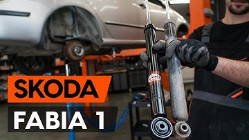Kā nomainīt aizmugurējie amortizatori SKODA FABIA 1 (6Y5) [PAMĀCĪBA AUTODOC]