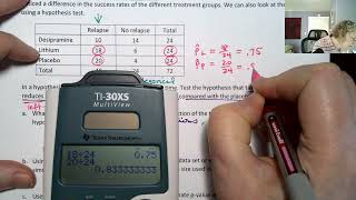 Celebrity Stat 243 Module 6 Video 8 Hypothesis Test for 2 Parameters - Treatments for Cocaine Addiction Wealth