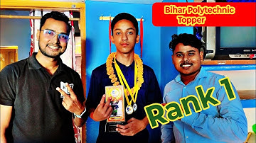 Rank 1 Bihar Polytechnic Topper 2024 Pream Kumar From Raceva Academy 💪 #polytechnic #rank1