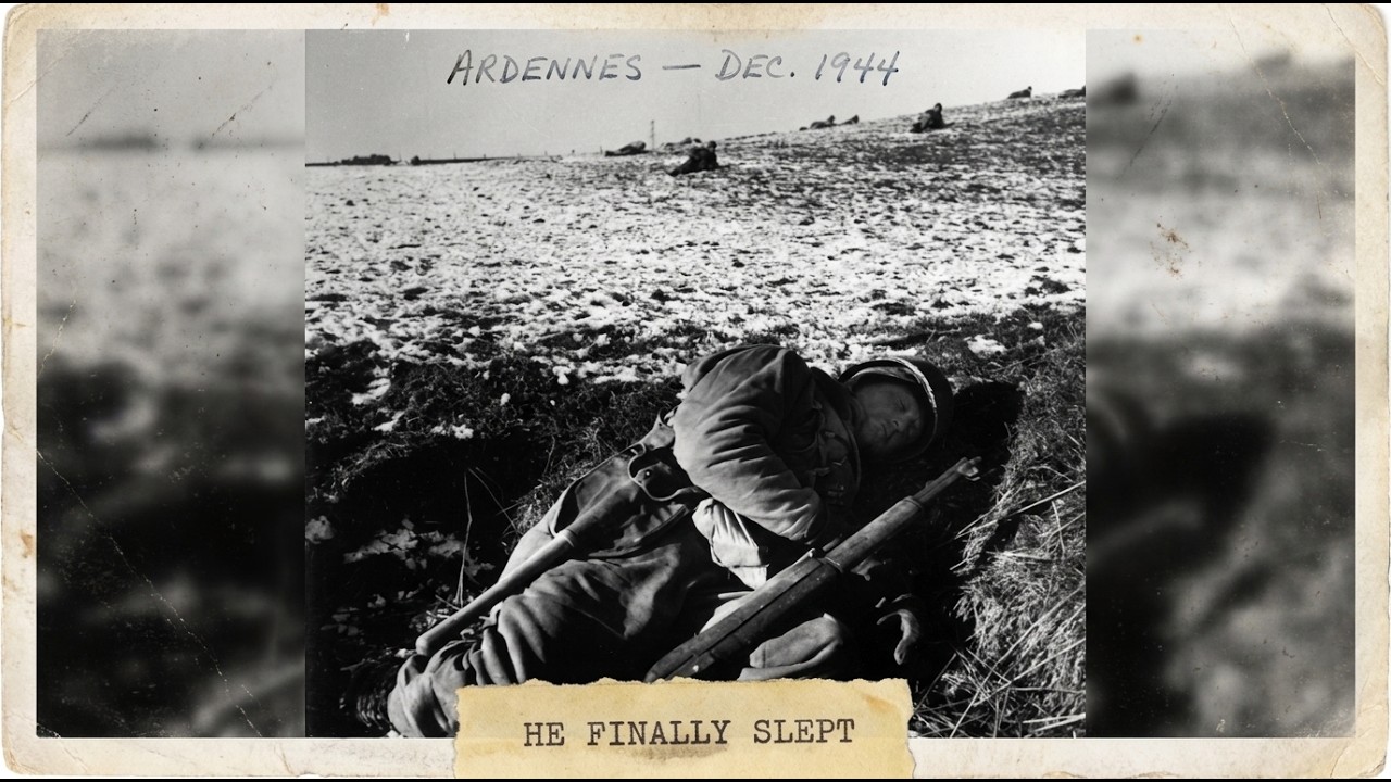 Bastogne, December 1944. A 32-year-old battalion commander collapses inside a command tent—not from a bullet, but from four sleepless days holding a vital road junction against two SS panzer...