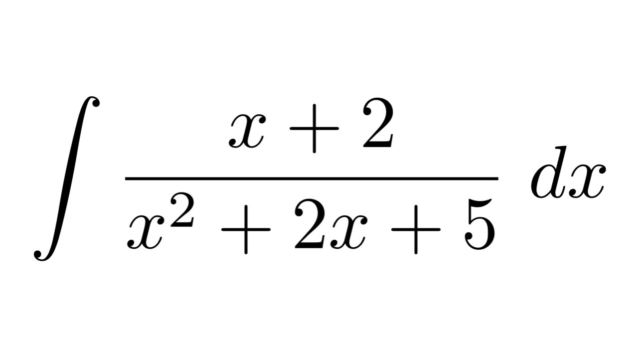 Integral Of X 1 Sqrt X 2 2x 5 Substitution Youtube