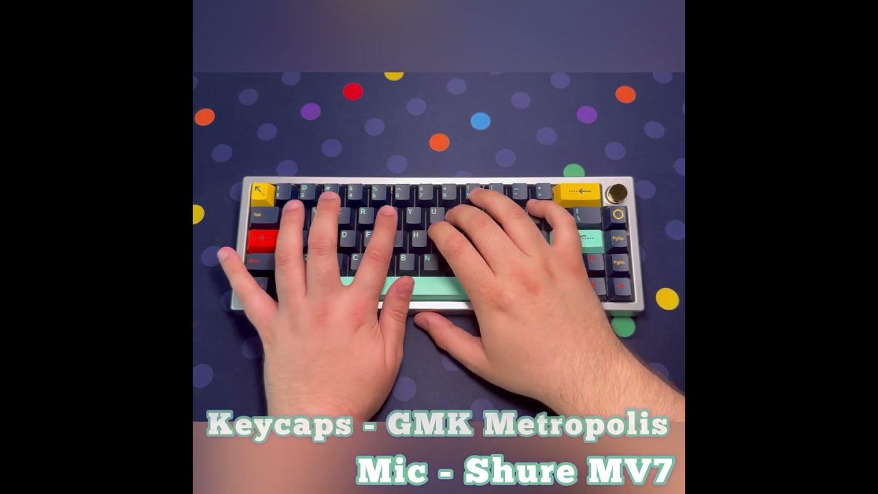 Zoom65 v2 keyboard typing YouTube