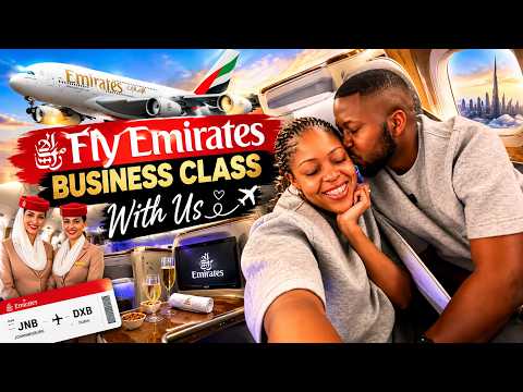 We Flew Emirates Business Class | Turkey Travel Vlog | Business Class Lounge | Emirates Skybar | DXB