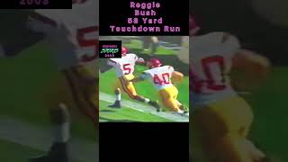 USC Freshman RB Reggie Bush 58 Yard Touchdown Run versus Notre Dame #shorts #football #USC
