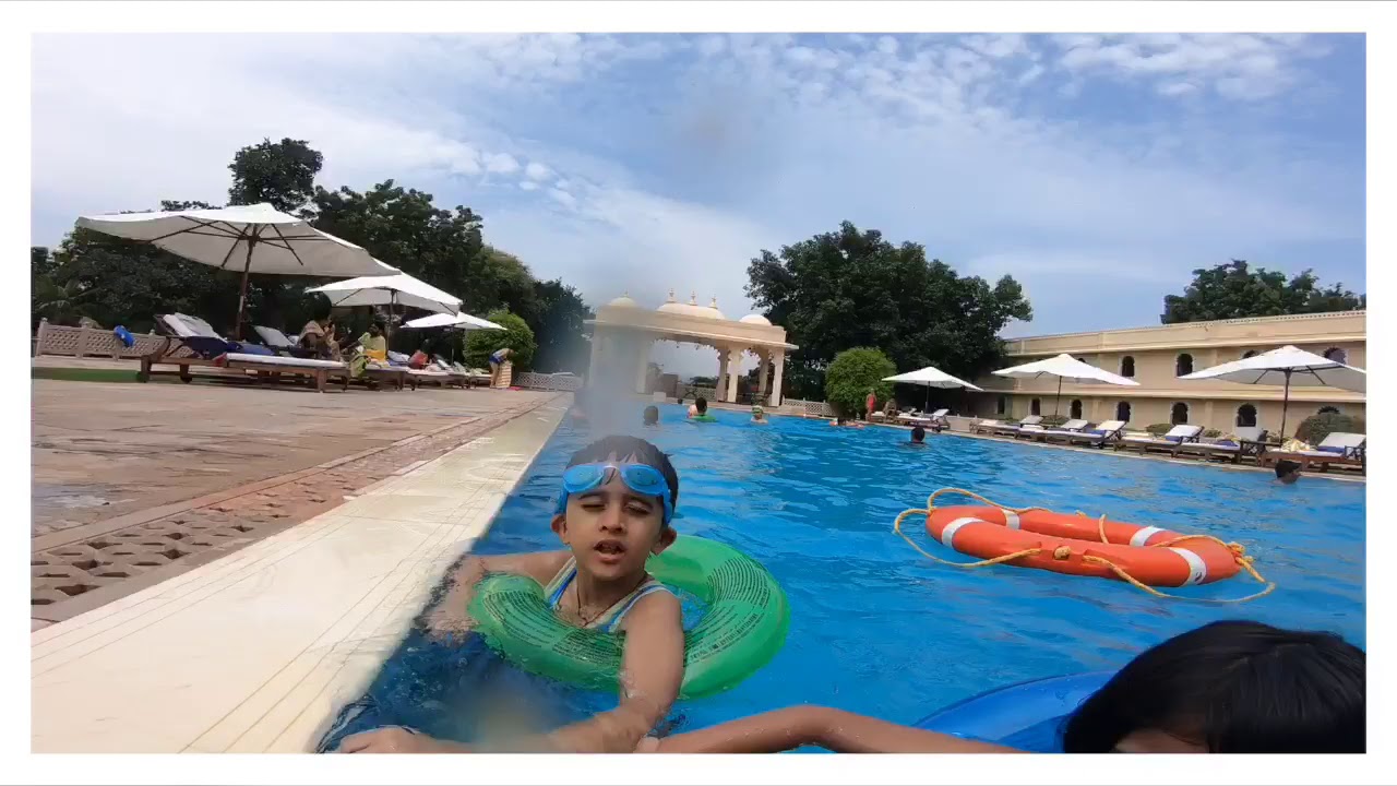 Trident Udaipur swimming pool YouTube