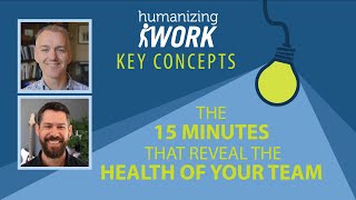 The 15 minutes that reveal the health of your team | Humanizing Work Show | Key Concepts