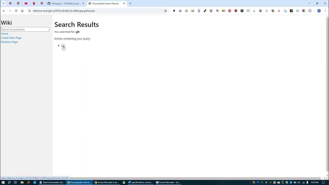 CS50W Project 1 - Wiki - YouTube