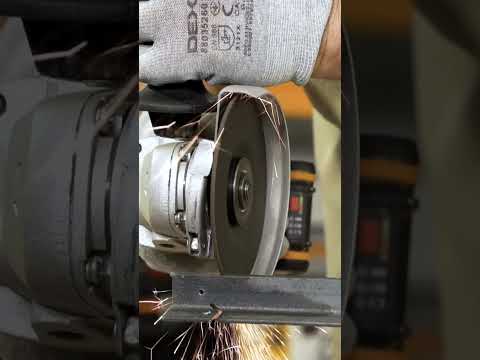 Cortar perfiles sin riesgo con la amoladora (Bricocrack) #Shorts #Herramientas