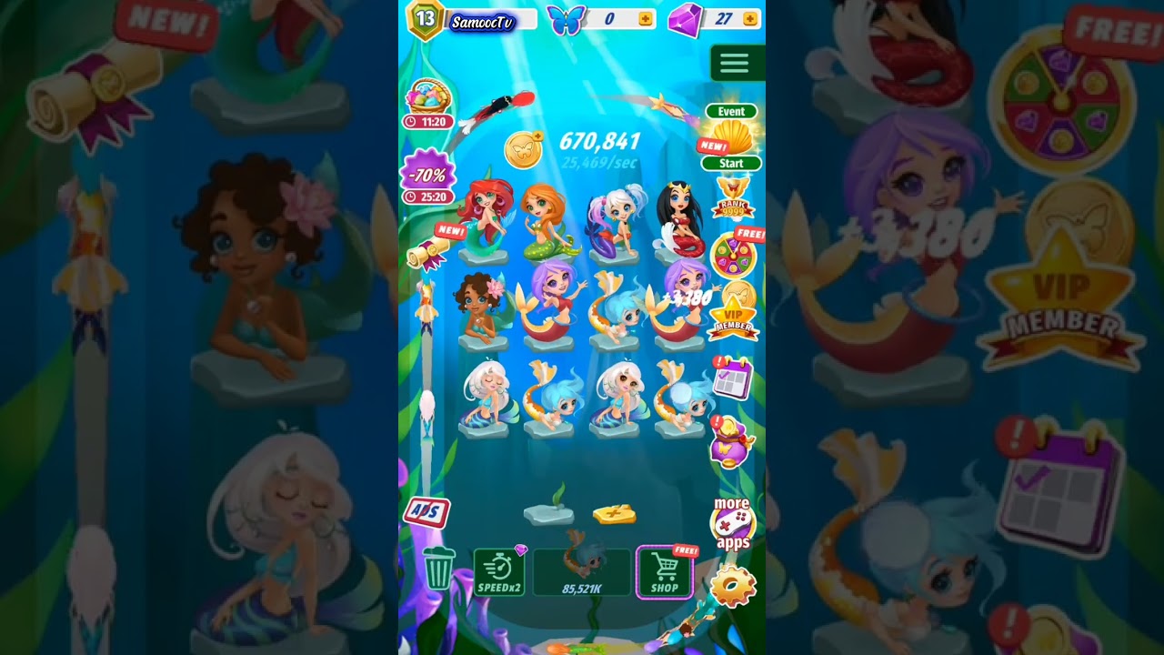 Fairy Merge Mermaid house Level12 level13 #mobilegameplay 