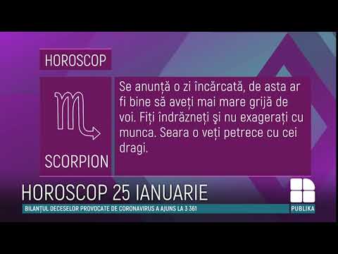 Video: Horoscop 25 Ianuarie