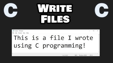 Write files using C programming in 5 minutes! ✍️