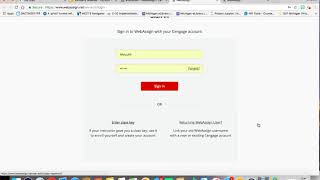 How to self enroll in WebAssign